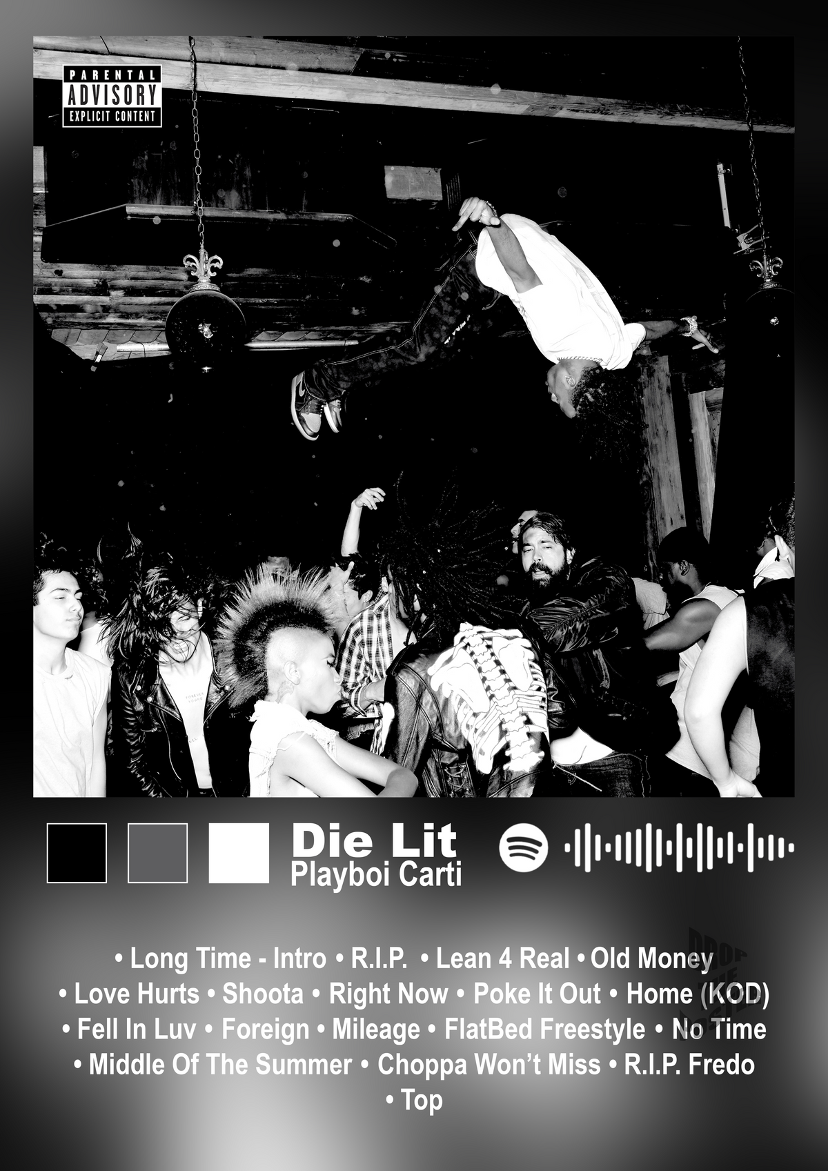 Plakat Playboi Carti - Die Lit
